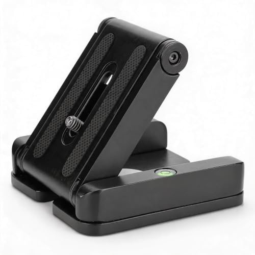 Z Flex Quick Release Plate, Multi Angle Foldable Flexible Black Z Flex Tilt Folding Quick Release Plate Stand Mount For Tripod Camera