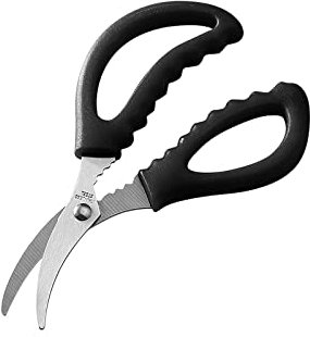 Tijeras artesanales Rojo Negro Mariscos Tijeras Langosta Pescado Langostino Pelador Camarones Cangrejo Mariscos Tijeras Tijeras Recorte Conchas Utensilios de cocina Accesorios