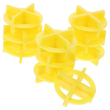 BESTonZON 100pcs Tile Transfers for Kitchen Cross Tile Spacers Ceramic Levelers Stick for Floor Wall