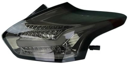 KIROJA DRL LED Auto Modifizierte Nebelschlussleuchte Rückfahrleuchte Rücklicht Rücklichtmontage Für Focus Hatchback 2015 2018 Autoersatzteile (Color : Black R), HUAIXU0428