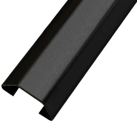 Serenitison Canalina Passacavi in Acciaio Inox,Copertura Cavi,2 * 1m Canalina Passacavi,Protezioni per Cavo a Pavimento Autoadesiva,Passacavi Pavimento,per Uffici,Scuole,Fabbriche,Magazzino,Parete
