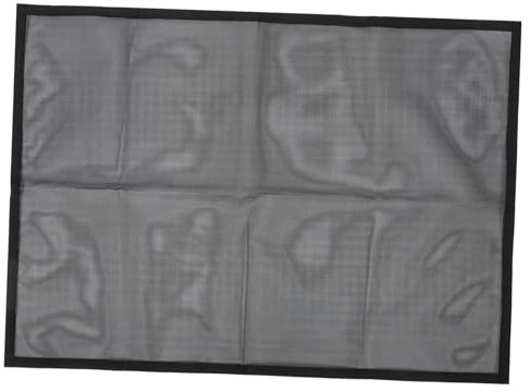 BAZEITFLOW Panneau Pare-feu en Pvc Noir Résistant à Haute Température, Écran de Protection Élégant pour Cheminée, pour Escaliers et Entrées, Design Simple et Solide