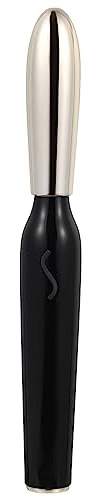 WRITWAA Rizador de Pestañas Eléctrico Negro Calefacción Rápida y Diseño Portátil de Abs y PC para Maquillaje Profesional y Uso Diario