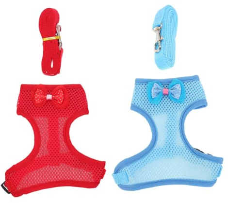Abaodam 2ensembles Harnais Poule Décoration Costume de Coq Laisse pour Poule Corde de Traction Portable Sangle de Traction pour Coq Domestique