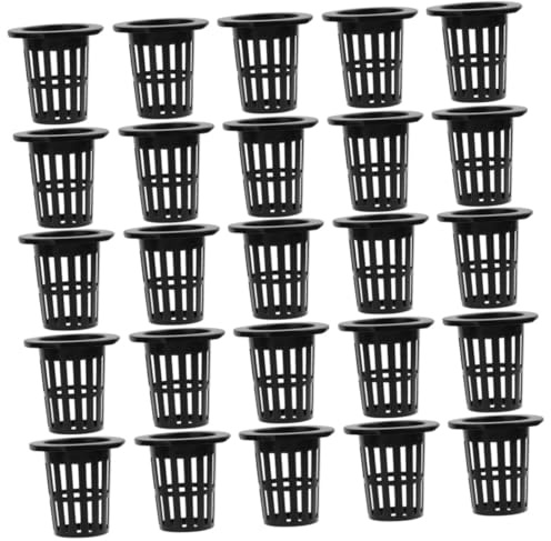 UKCOCO 50 pièces Paniers de Plantation Plastique Panier Hydroponique pour Jardinage sans Sol Balcon Terrasse Greenhouse