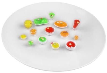Mini Vajilla de 33 Piezas para Muñecas en Plástico
