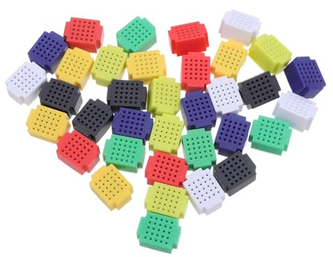 CLISPEED 35pièces Lot de Plaques Essai Vierges pour Prototypage Électronique sans Soudure pour Projets DIY et Scolaires