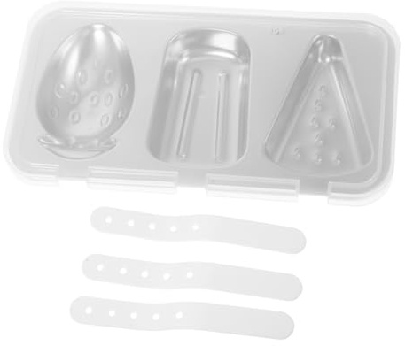 TOYANDONA Molde Para Paletas Caseras De Acero Inoxidable 304 Tapa y Palitos, Bandeja Multifunción Para Helados, Accesorio Hogar, Adecuado Para Verano y Diy