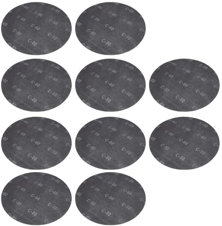 Generic Dischi Abrasivi per Pavimenti in Rete Impermeabilizzante da 17 Pollici, Grana 80, per Marmo, Cartongesso, Dischi Abrasivi Multifunzionali per Pavimenti in Legno, 10 Pezzi