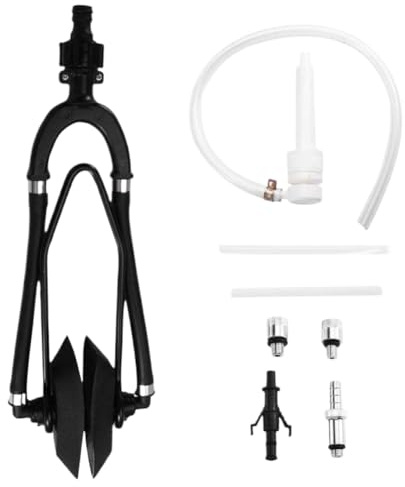 Outboard Motor Flushing Device with Gear Oil Pump Set for Marine Engine Maintenance Compatible with A73X