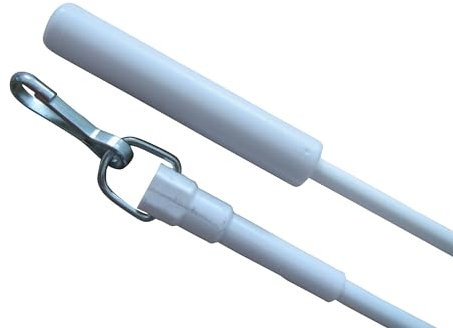 rewagi – Schleuderstab DEKOPLAST weiss – 2 Stück Länge: 50, 75,100 cm (100)