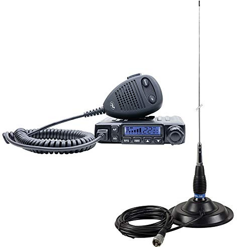 PNI Radio CB Escort HP 6500 ASQ avec antenne CB ML145 avec Base magnétique