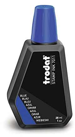 Tinta para sellos (28 ml), color azul