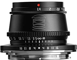 TTArtisan 35mm f/1.4 APS-C obiettivo per fotocamere Fuji X Mount Nero