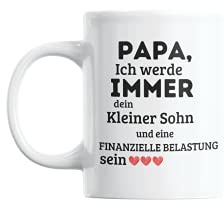 Favoritkopp med slogan I diskmaskinssäker och dubbelsidigt tryck I kopp som present till pappa, far rolig på födelsedagen fars dag I Jag kommer alltid att vara din ekonomiska kostnad (soön)