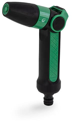 RASENWERK® - Stufenlos regulierbare Gartenpistole - mit einem Schieberegler - Wasserbrause für die Garten Bewässerung - Sprühpistole für verschiedenste Bewässerungsbedürfnisse