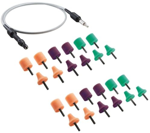 Flex FS 140 Set (flexible Welle für Poliermaschine PXE 80 10.8-EC mit Zylinder- und Kegelpolierschwämmen, Zubehör für Polierarbeiten, für Ecken und schwerzugängliche Stellen) 516112