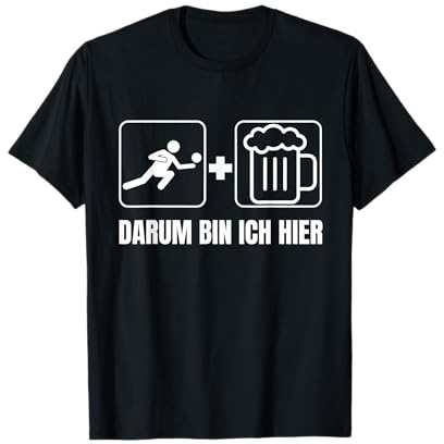 Faustball und Bier für Biertrinker beim Faustballspiel T-Shirt