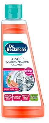 Dr. Beckmann Service-it Washing Machine Cleaner | Removes limescale | Grapefruit & Mint |250ml