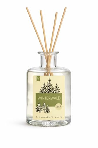 Mikado nostalgie Raumduftflakon Winterwald und Peddigrohrstäbchen 180 ml