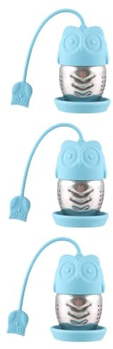 TOPBATHY 3St Teekocher teefilter tea filter Kaffeefilter Metall Metalltee kreativer tee Tee-Ei Lebensmittelqualität Teebeutel Teezubereiter feinmaschig