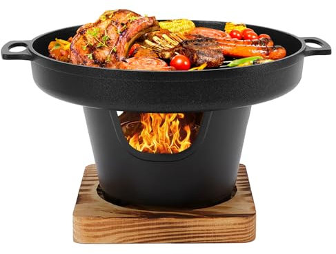 Griglia per Barbecue da Tavolo Senza Fumo Mini Griglia per Barbecue Portatile Griglia per Barbecue per Interni in Lega di Alluminio Griglia perSingola Senza Fumo Mini Barbecue a