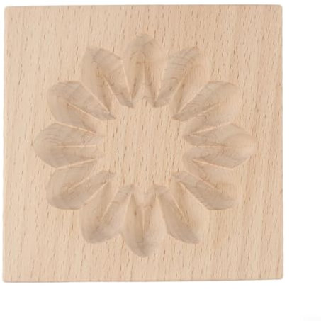 Keksstempel, Backen Holz Keksstempel für Plätzchen, Ausstechformen, Plätzchenstempel zum Backen von Plätzchen, Plätzchenstempel Urlaub (Schneeflocke)