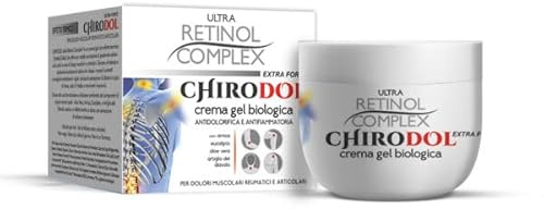 3 PEZZI CREMA MASSAGGIO CHIRODOL EXTRA FORTE 150ml CREMA GEL BIOLOGICA ANTIDOLORIFICA E ANTIFIAMMATORIA – EXTRA FORTE RETINOL ULTRA COMPLEX
