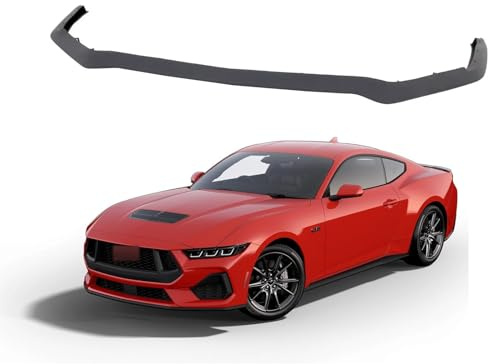Mustang Ecoboost Air Dam - Front Bumper Lip Splitter Fits 2018-2023 Ford Mustang GT Ecoboost,Air Bumper Air Dam Deflector JR3Z17D957BA FO1093120, W/Performance Pack