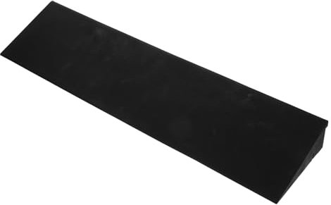 SHINEOFI colchoneta de Escalada Almohadillas Alfombra Estera de rampa Barrer rampa de Pendiente vacío ariete de transición de Puerta rampas Robot de Barrido Caucho Black