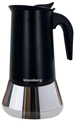 Klausberg Espressokocher Espressomaschine Espresso Maker 600ml (12 Tassen) KB-7847