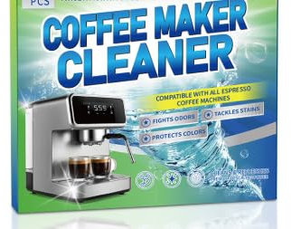 Coffee Machine Descaler Tablets, 24 Count Coffee Machine Cleaning Tablets Espresso Machine Coffee Descaling Tablet Descaler For Coffee Machines Compatible For Nespresso/Breville Enhances Taste