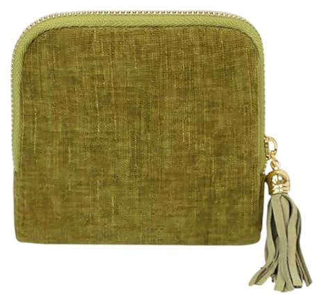 Lexsyn Small Travel Jewelry Box | Zipped Velvet Pouch for Jewelry - Storage for Necklaces Bracelets Rings | Ideal for Business Trip Weekend Cruise