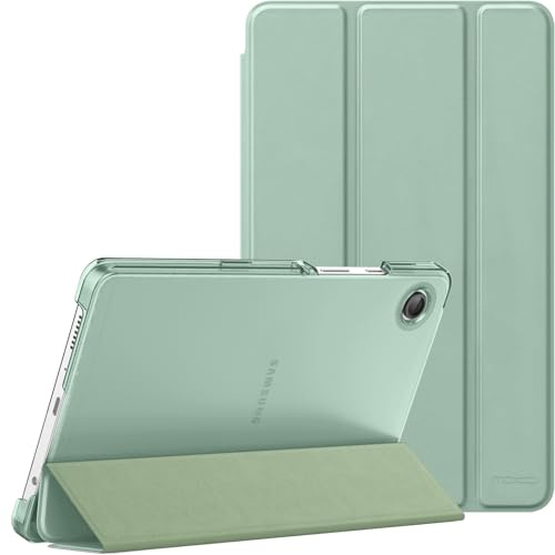MoKo Case Fits Samsung Galaxy Tab A11 8.7 Inch 2025/Galaxy Tab A9 8.7 Inch 2023, Lightweight Stand Smart Case Hard Shell for Samsung A11/A9 Tablet, Two View Angle, Agave Green