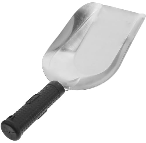 NUOBESTY Pelle de Jardin en Acier Inoxydable Moyenne Taille Truelle de Transplantation Multifonction pour Jardinage Désherbage et Plantation Outil à Main Robuste pour Pots et Sols
