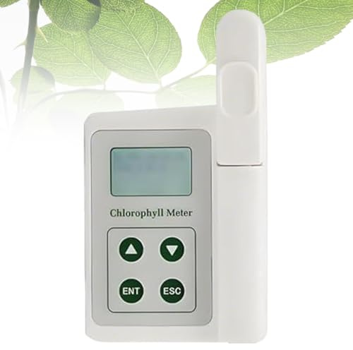 Probador de clorofila portátil, medidor 4 en 1 para nutrición vegetal con área de micromedición, para evaluación de la salud de las plantas en horticultura y silvicultura