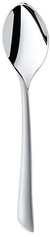 WMF Virginia Kaffeelöffel, Teelöffel 13,2 cm, Cromargan Protect Edelstahl teilmattiert, spülmaschinenfest (Packung mit 6)