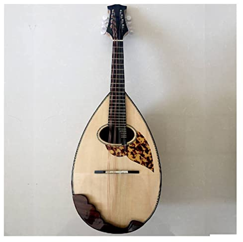 Zengxue Toda La Madera, Mandolina Americana,Guitarra, Mandolina Japonesa, Piano De 8 Cuerdas, Instrumento Musical Tibetano, Color Madera En Bruto Principiantes mandolina