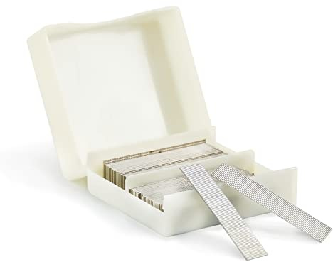 KIMSING P612SS - Clavos de acero inoxidable, calibre 23, 9000 unidades/caja, 12 mm de longitud, pasadores sin cabeza, aptos para clavadoras neumáticas y Air Power Pinner