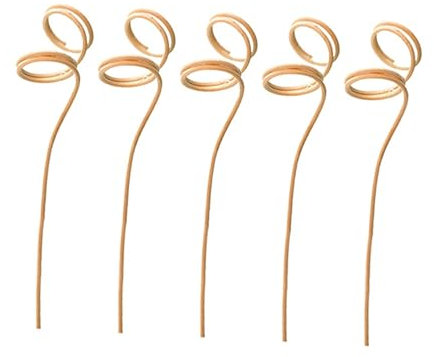 Amosfun 20piezas Difusor De Varillas Onduladas De Ratán para Aceites Esenciales Difusor De Aromas Sin Grande para Decorar Salas y Oficinas