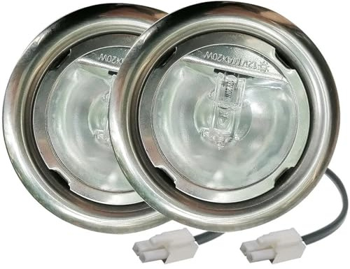 ruehalf 2X 20W G4 Bulbs, 12V AC, for Under-Cabinet Lighting, Wardrobe Display Lighting Wine Fridge Lighting and Cooker Hood Replacement Bulbs