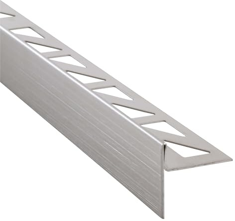Dalsys Fallkil, kakelskena 148cm x 10mm vänster Silver rostfritt stål