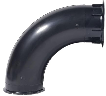 Buerfu Tubo per porta altoparlante subwoofer, tubo curvo per altoparlanti, per altoparlanti da 5 a 30,5 cm, subwoofer, Bass Reflex Tube