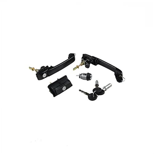 Rynplex Låssystem Låssats, for Golf, Mk3 OEM 1H0837207B 1H0905855A 1H6827571A 1H0898081 Bil ytterdörrhandtag låssats