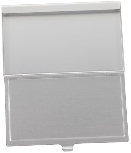 DOITOOL Leerer Aluminium Visitenkartenhalter Mit Gewölbter Oberfläche Sublimationsfähig Robustes Metalldesign Praktische Aufbewahrungsbox Für Personalisierte Drucke Elegantes Geschenk Für