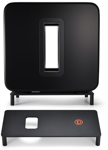 Hzycwgone Soporte Pie de Subwoofer para Sonos Sub 4 - Subwoofer inalámbrico,Acero Carbono Base de Piso Soporte de Suelo Stand para Sonos Sub 4/3 / 2 Altavoz inalámbrico Negro & Blanco