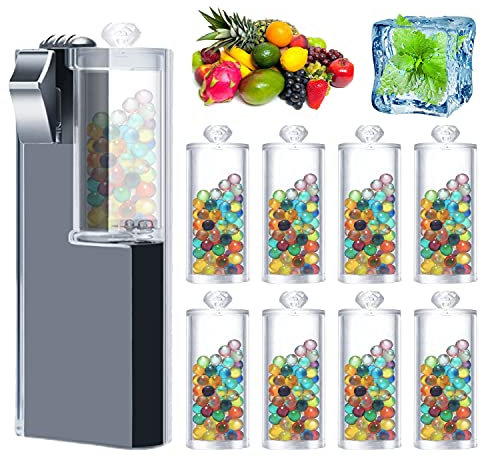 Aromakapseln Zigarettenfilter Set explosion perlen kugel kapsel click filter aromakugeln infusion flavour zigarettenfilter capsules (1 Maschine And 800 PCS Burst Beads)