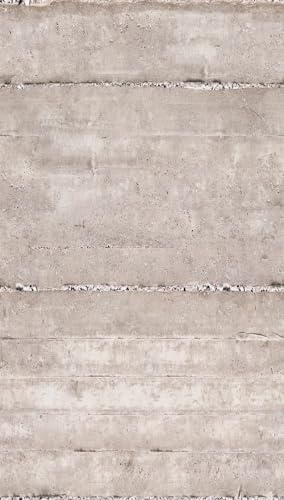livingwalls Beton-Fototapete – Creme, Grau – Wandbild XXL 2,80 x 1,59 m | Urbane Betonoptik als Akzentwand – matte Strukturtapete, ansatzfrei & spurlos abziehbar – für Wohnzimmer & Büro