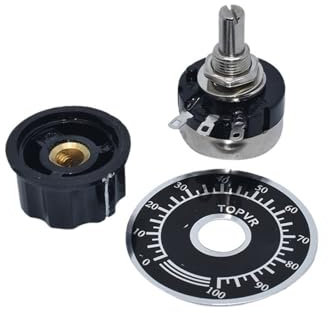 KMGUZRRWD RV24YN20S 101 102 B103 104 105 201 203 204 254 303 501 502 503 504 5K 10K 100K 500K 1M 200K 100 Ohm Potentiometer Inklusive Knopf (Size : 1kR)