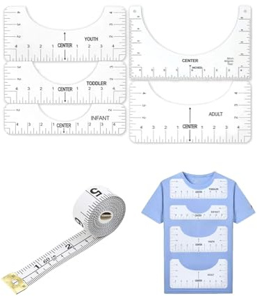 TOZBLEU 5 pcs Reglas Para Costura,reglas de costura patronaje,Herramientas de Alineación de Camisetas,con cinta métrica,Regla Curva, Ropa Moda Regla, para Coser,Diseño, Diseño De Patrones
